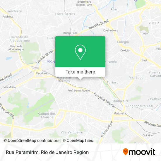 Rua Paramirim map