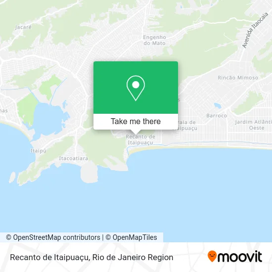 Recanto de Itaipuaçu map