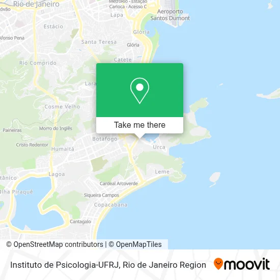 Instituto de Psicologia-UFRJ map