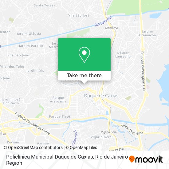 Policlínica Municipal Duque de Caxias map