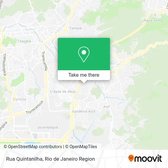 Rua Quintanilha map