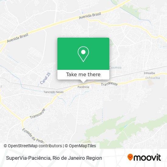 SuperVia-Paciência map