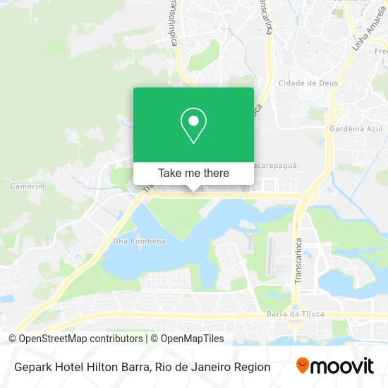 Gepark Hotel Hilton Barra map