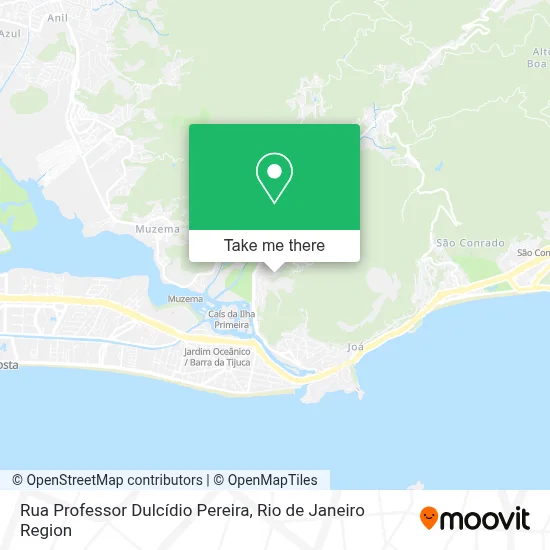 Rua Professor Dulcídio Pereira map