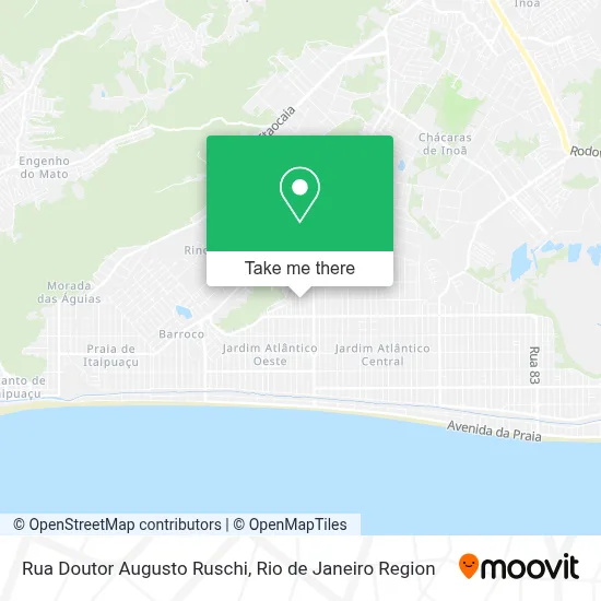 Rua Doutor Augusto Ruschi map