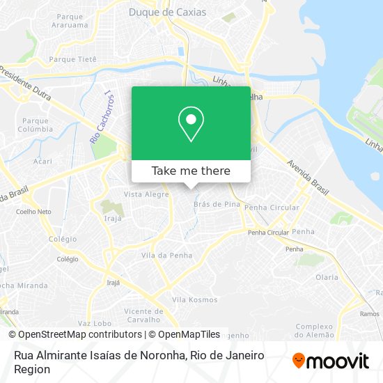 Mapa Rua Almirante Isaías de Noronha