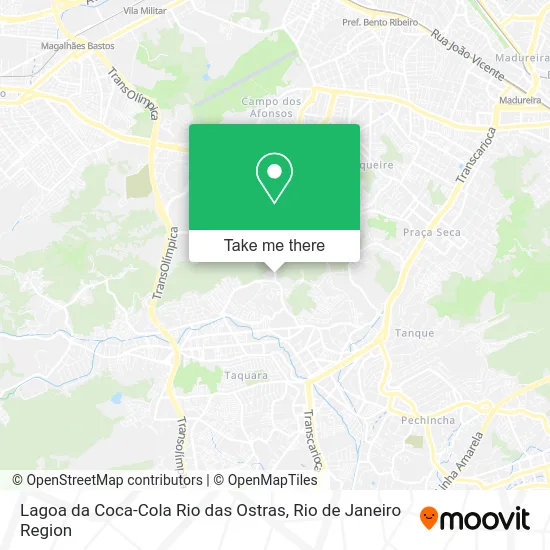 Lagoa da Coca-Cola Rio das Ostras map