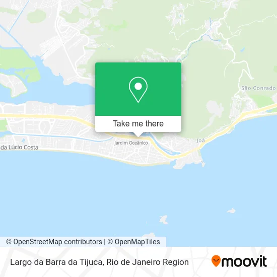Largo da Barra da Tijuca map