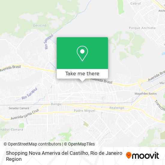 Mapa Shopping Nova Ameriva del Castilho