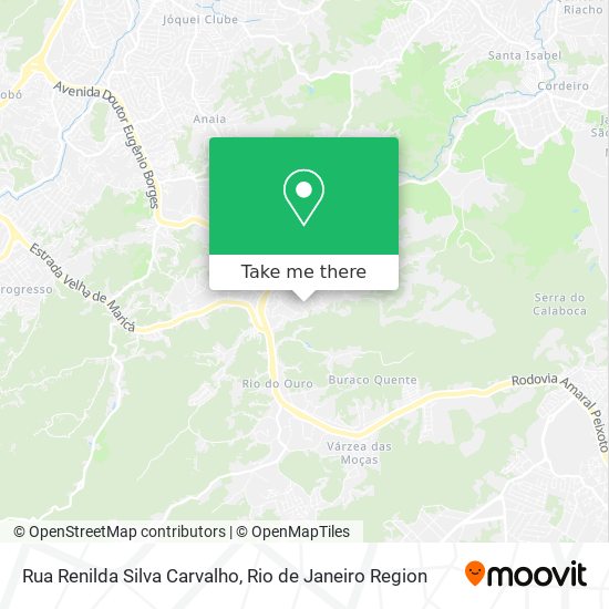 Rua Renilda Silva Carvalho map