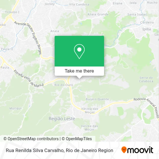 Rua Renilda Silva Carvalho map