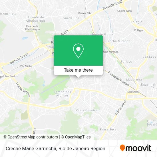 Creche Mané Garrincha map