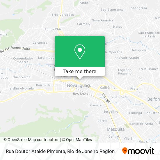 Mapa Rua Doutor Ataide Pimenta