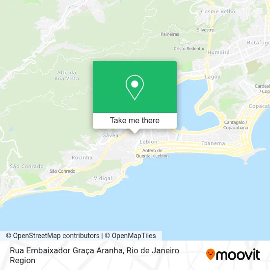 Rua Embaixador Graça Aranha map
