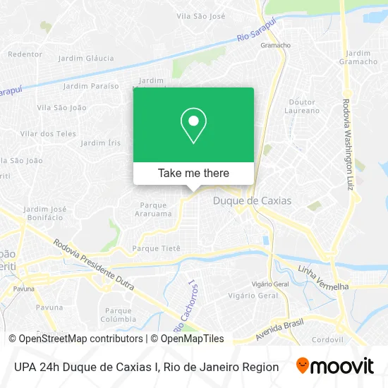 UPA 24h Duque de Caxias I map