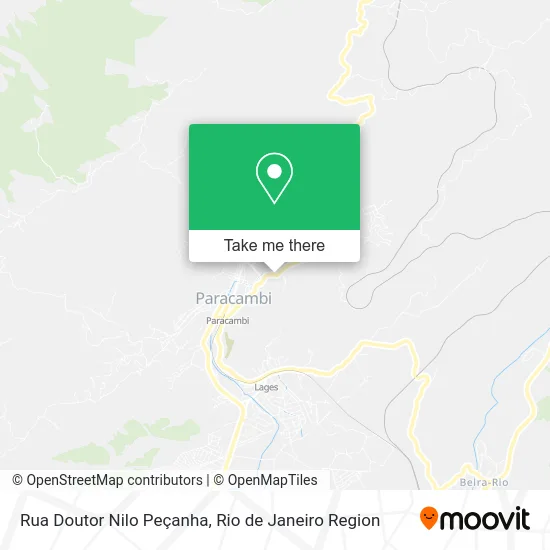 Rua Doutor Nilo Peçanha map