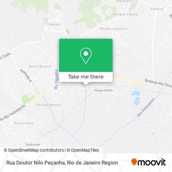 Rua Doutor Nilo Peçanha map