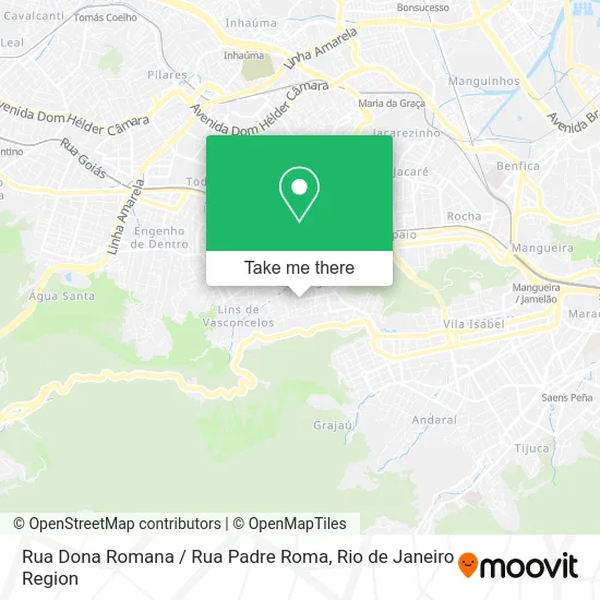 Rua Dona Romana / Rua Padre Roma map
