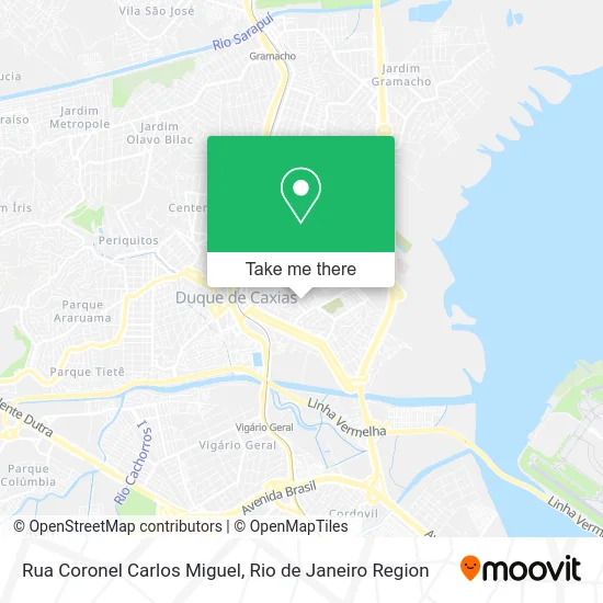 Rua Coronel Carlos Miguel map