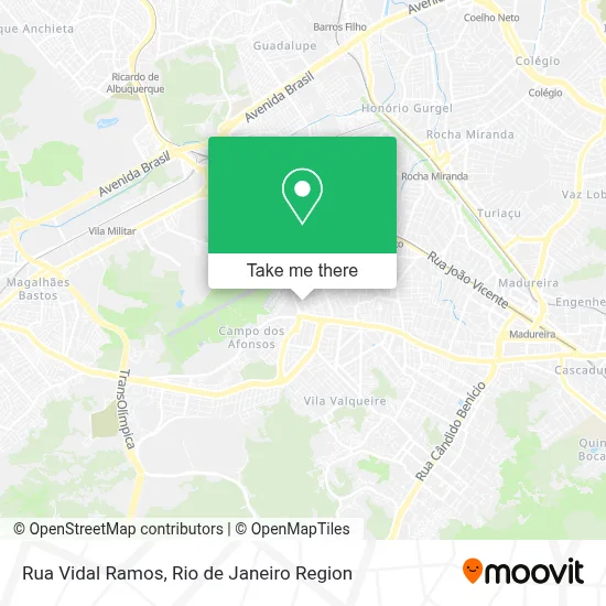 Rua Vidal Ramos map