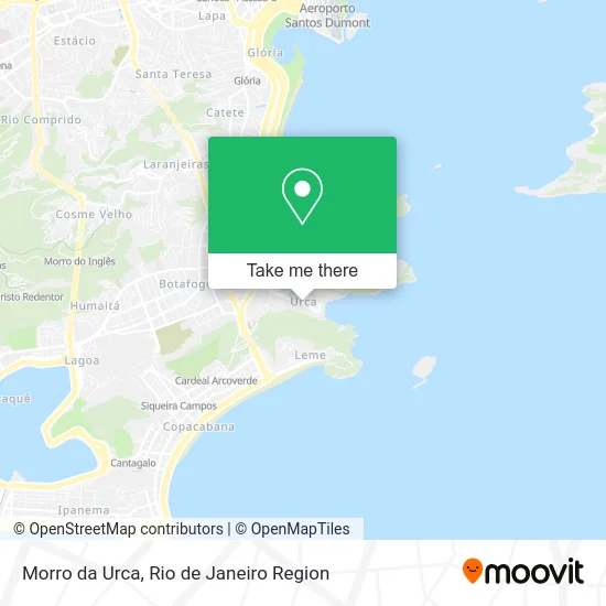 Morro da Urca map