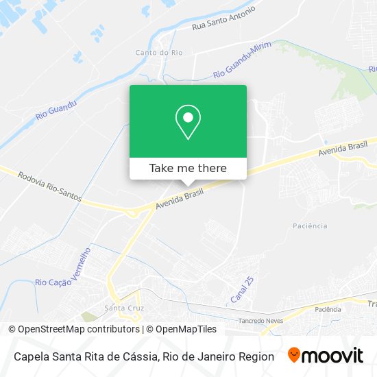 Capela Santa Rita de Cássia map