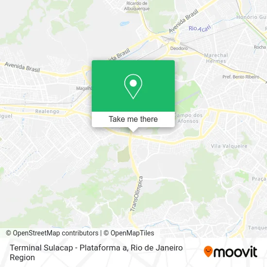 Terminal Sulacap - Plataforma a map