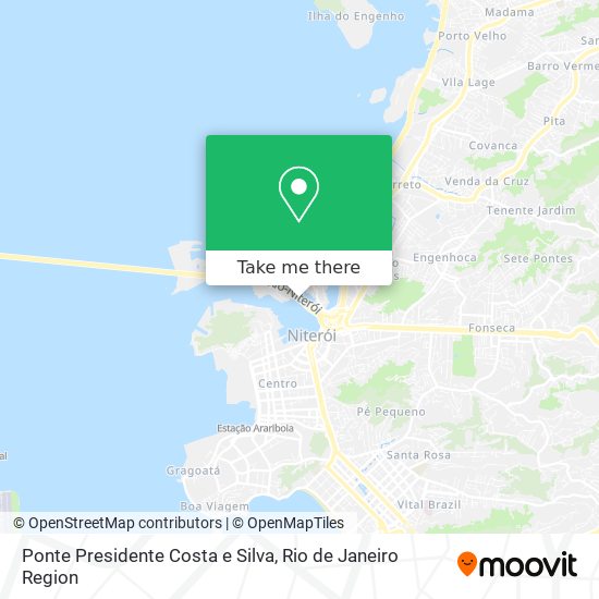Ponte Presidente Costa e Silva map
