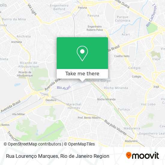Rua Lourenço Marques map