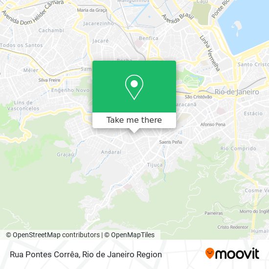 Mapa Rua Pontes Corrêa