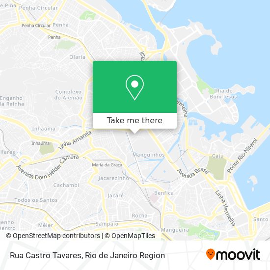 Rua Castro Tavares map