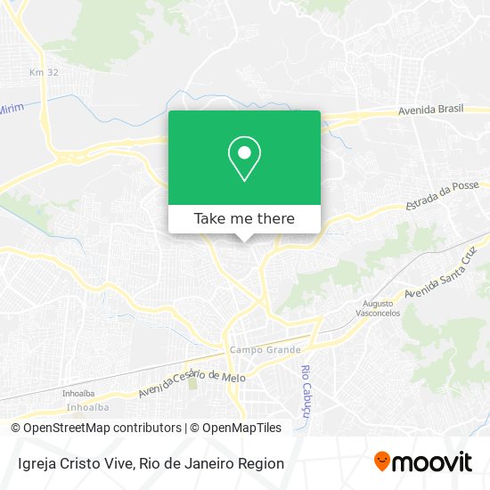 Igreja Cristo Vive map
