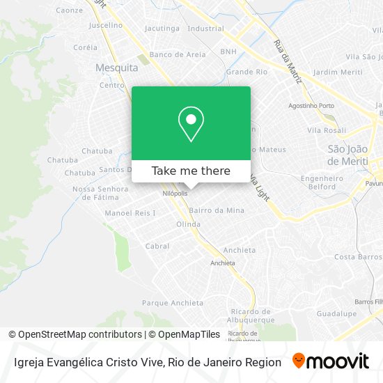 Igreja Evangélica Cristo Vive map