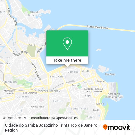 Cidade do Samba Joãozinho Trinta map