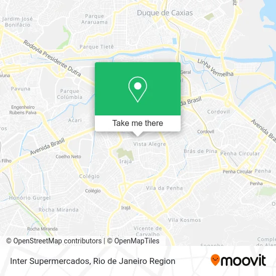 Inter Supermercados map
