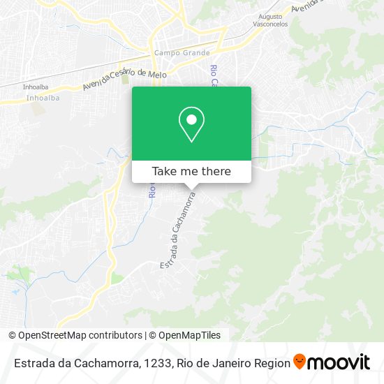 Estrada da Cachamorra, 1233 map