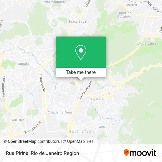Rua Pirina map