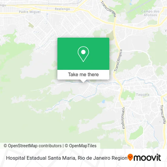 Hospital Estadual Santa Maria map