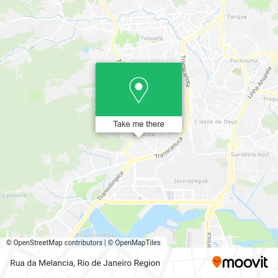 Rua da Melancia map