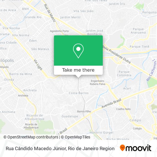 Rua Cândido Macedo Júnior map