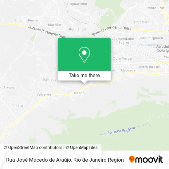 Rua José Macedo de Araújo map