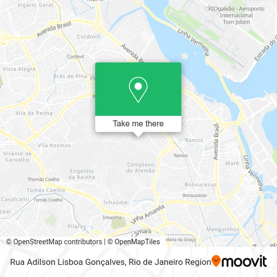 Rua Adilson Lisboa Gonçalves map