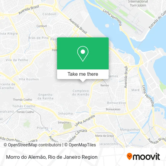 Morro do Alemão map