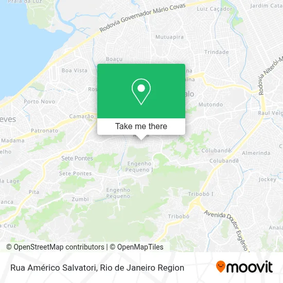 Rua Américo Salvatori map