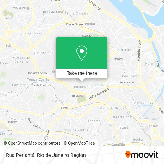 Rua Periantã map