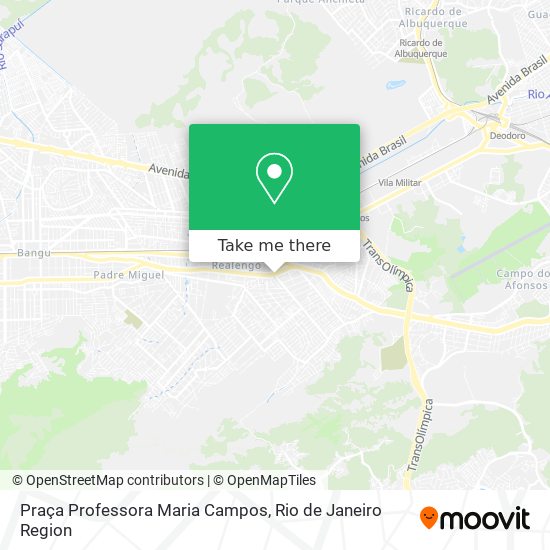 Praça Professora Maria Campos map