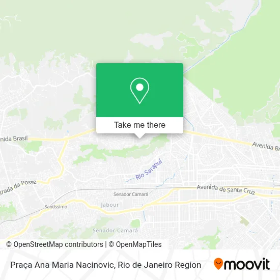 Praça Ana Maria Nacinovic map