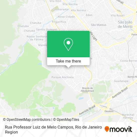 Rua Professor Luiz de Melo Campos map