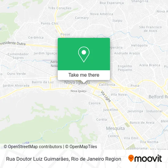 Rua Doutor Luiz Guimarães map