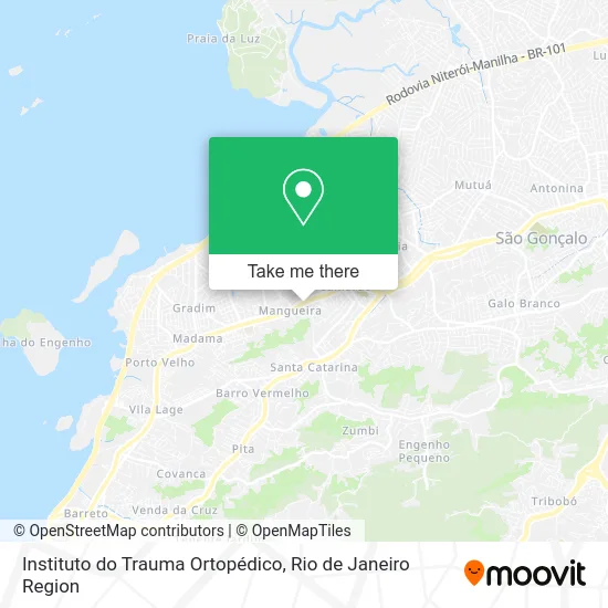 Instituto do Trauma Ortopédico map